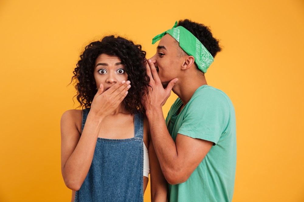 Portrait of a young african man